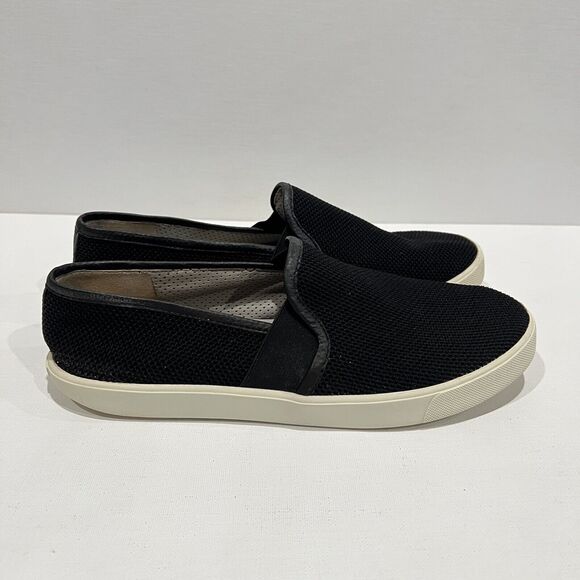 Vince Sneakers Black White Women's Size 9.5 US/39.5 EUR Preston 3 Slip-On Mesh - Picture 3 of 13